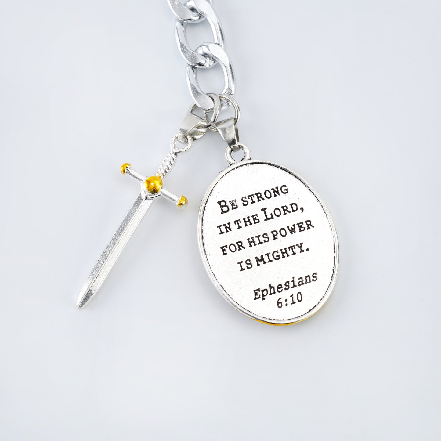 St. Michael Sword Keychain