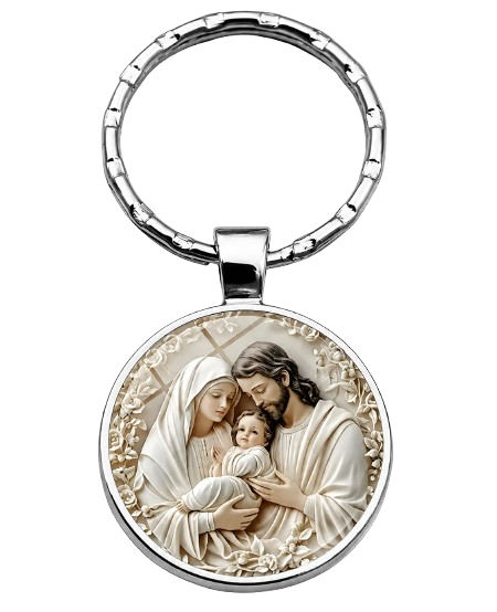 Free Gift: Holy Family Keychain