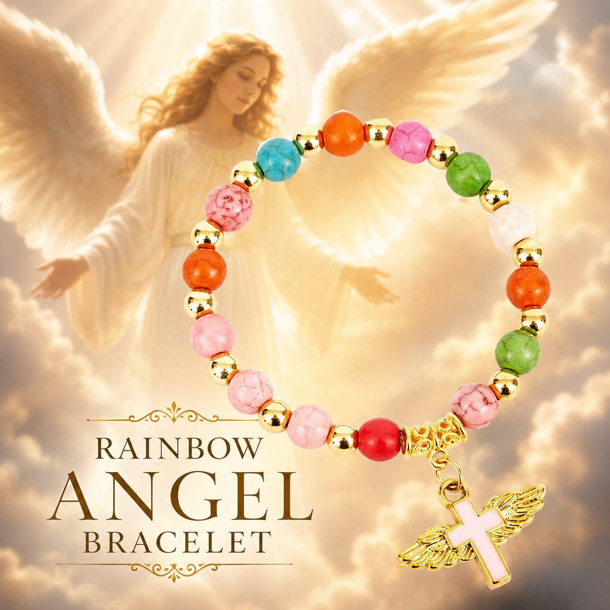 Rainbow Angel Bracelet
