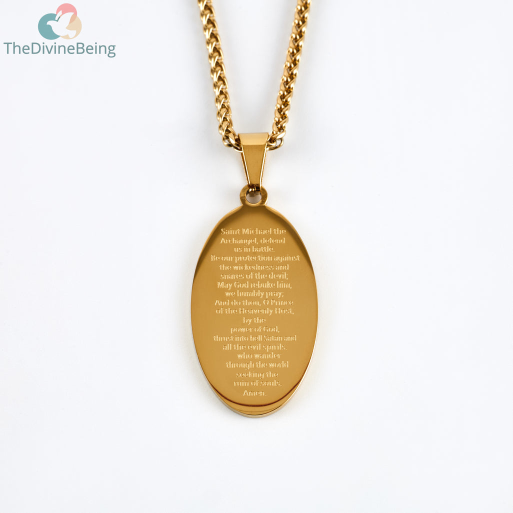 St. Michael Prayer Pendant