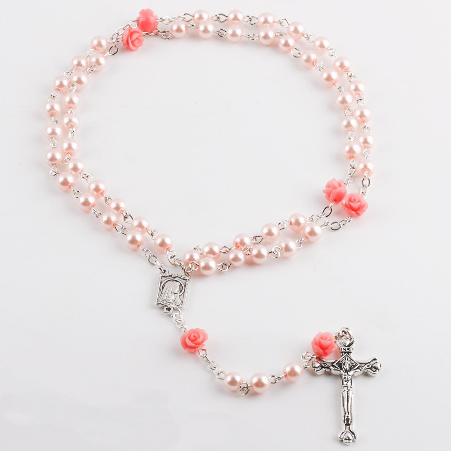 Pink Rosary of Our Lady's Embrace