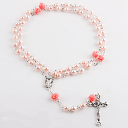 Pink Rosary of Our Lady's Embrace