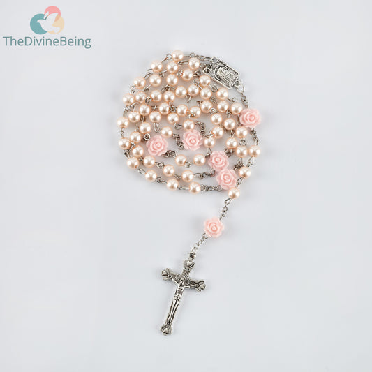 Pink Rosary of Our Lady's Embrace