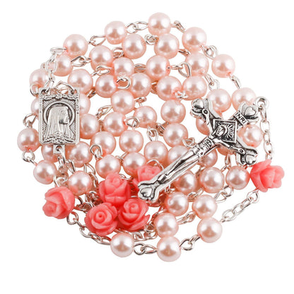 Pink Rosary of Our Lady's Embrace