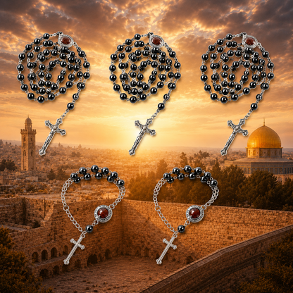 Rosary of Jerusalem & Bracelet Bundle