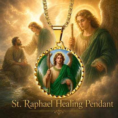St. Raphael Healing Pendant