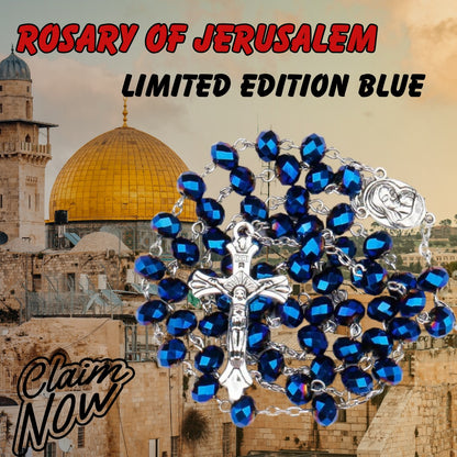 Blue Rosary of Jerusalem (Limited Edition)