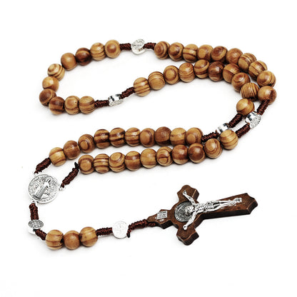 St. Benedict Wooden Rosary