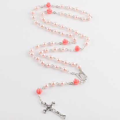 Pink Rosary of Our Lady's Embrace