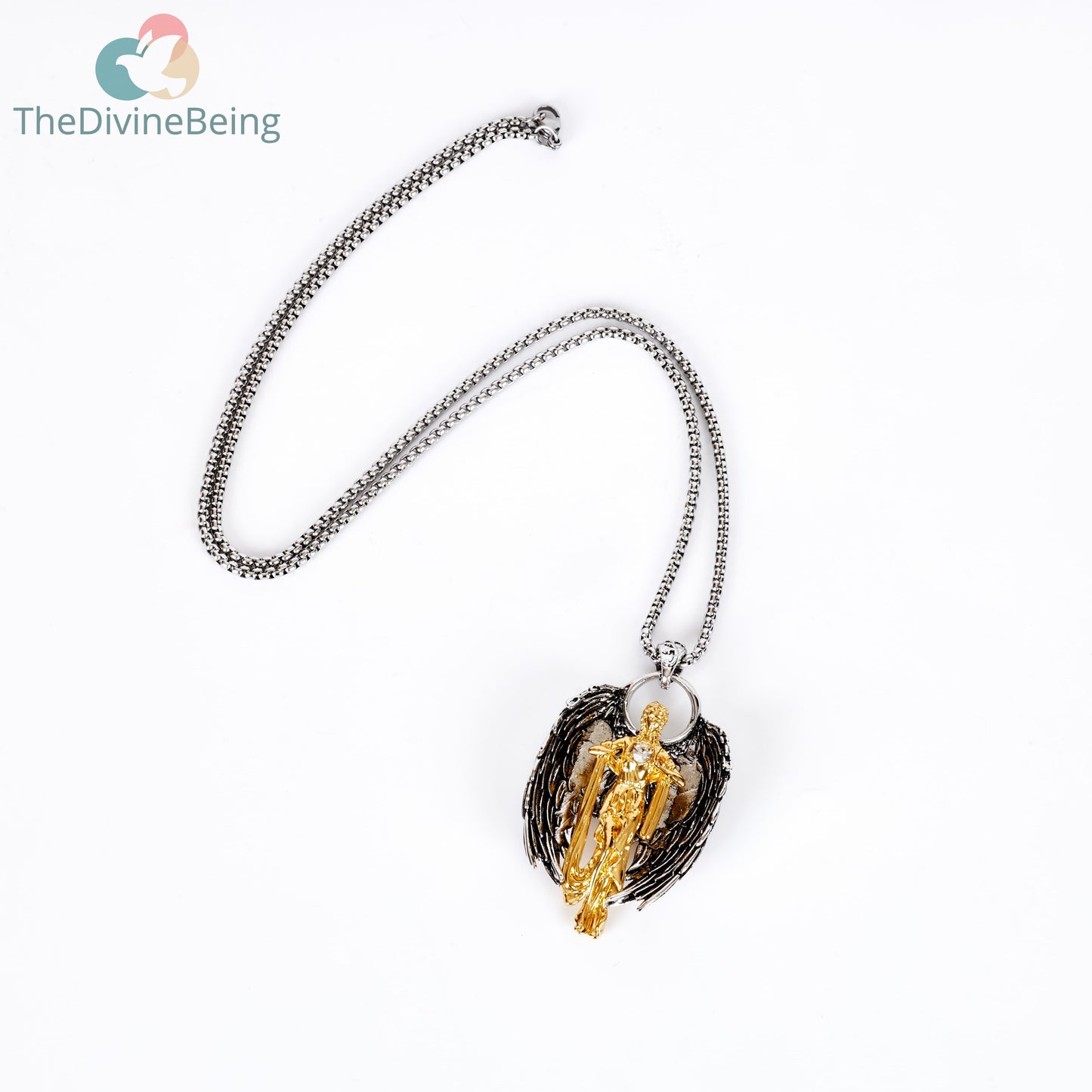 3D Guardian Angel Pendant