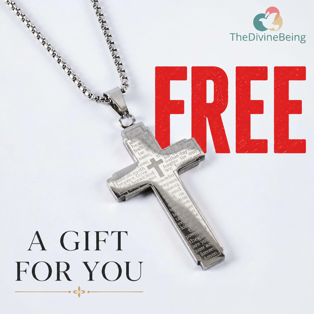 FREE Gift: Lord's Prayer Necklace