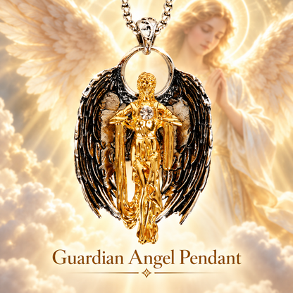 3D Guardian Angel Pendant