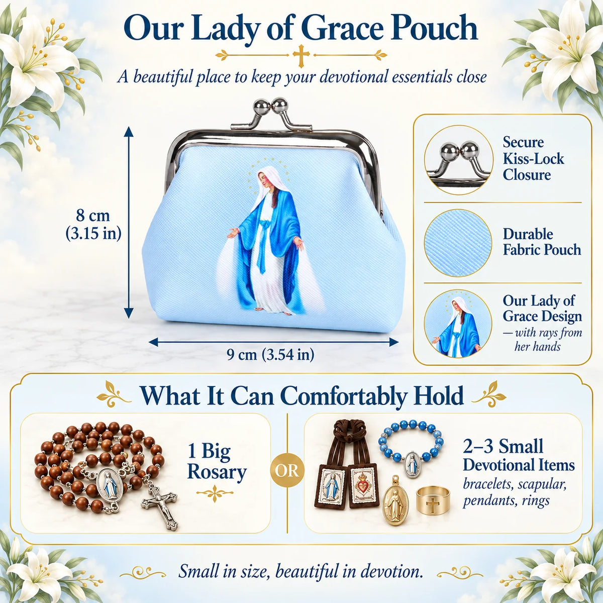 Our Lady of Grace Pouch