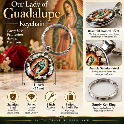 Our Lady of Guadalupe Keychain