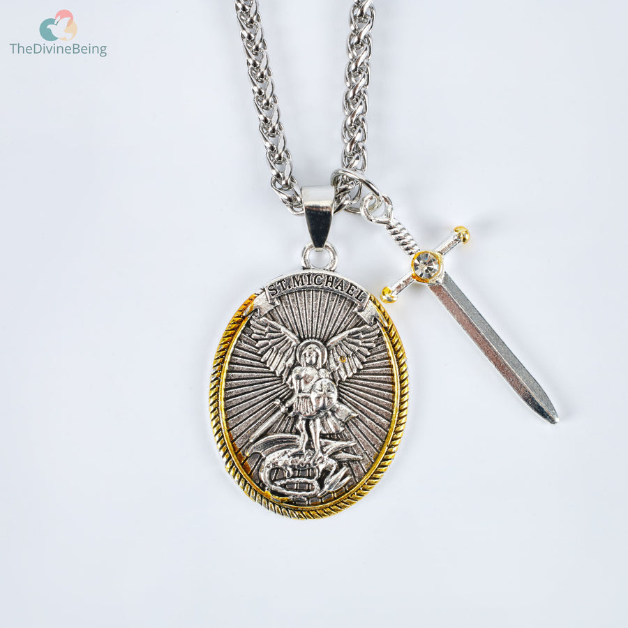 Front of the St. Michael pendant