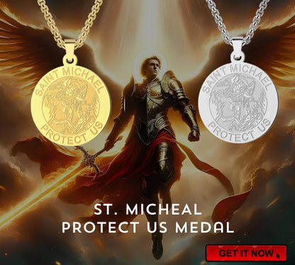 St. Michael Protect Us Medal