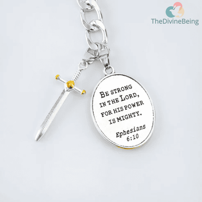 St. Michael Protection Keychain