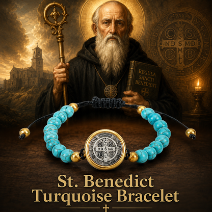 St. Benedict Turquoise Bracelet