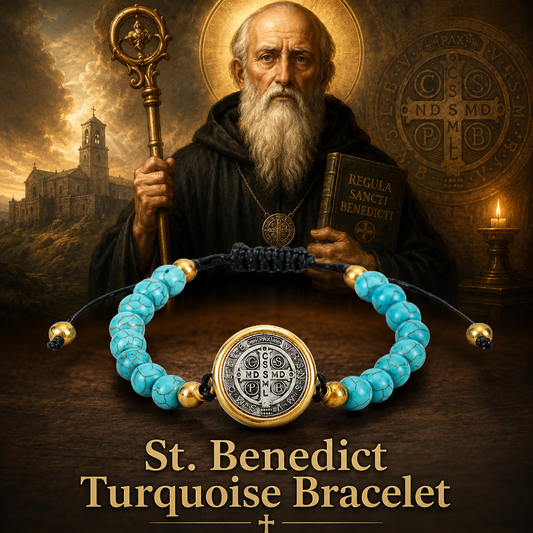 St. Benedict Turquoise Bracelet